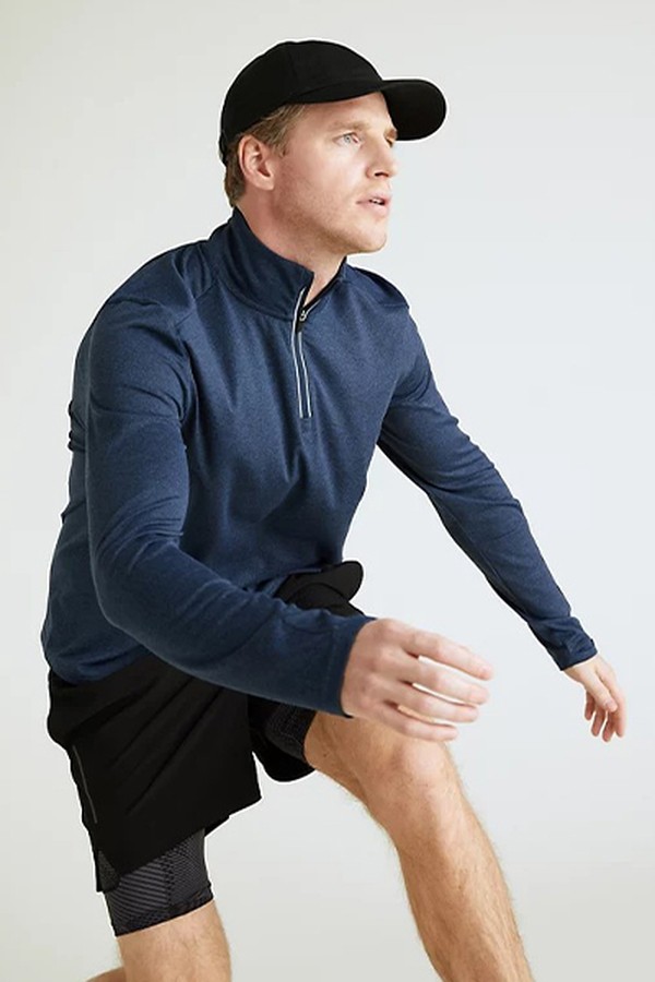 Half Zip Long Sleeve Training Top