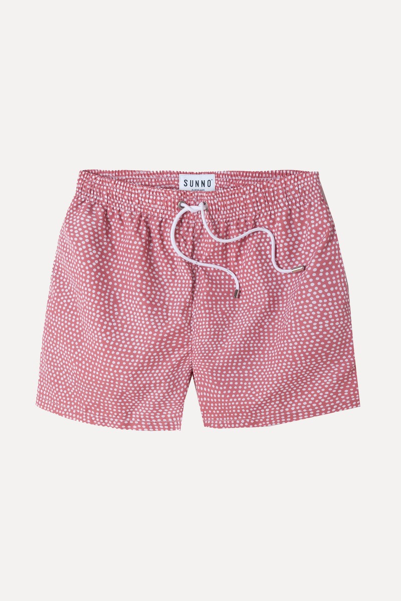 Raspberry Dots Shorts  from Sunno 