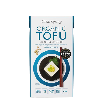Organic Japanese Silken & Smooth Tofu from Clearspring 