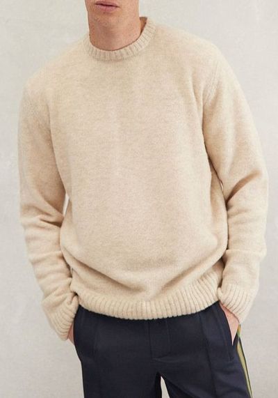 Boucle Wool Crew Neck