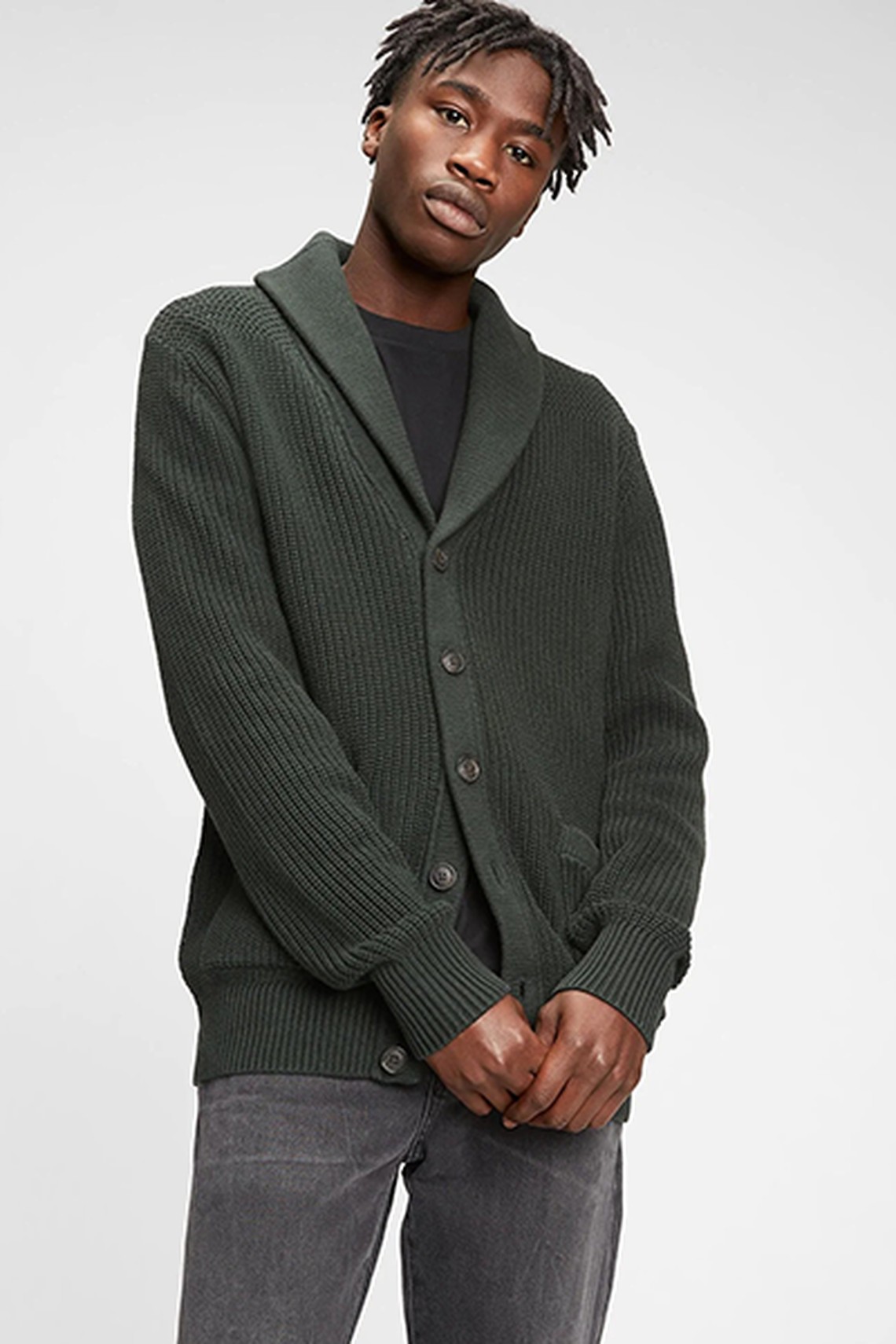 Ribbed Shawl Cardigan from Gap