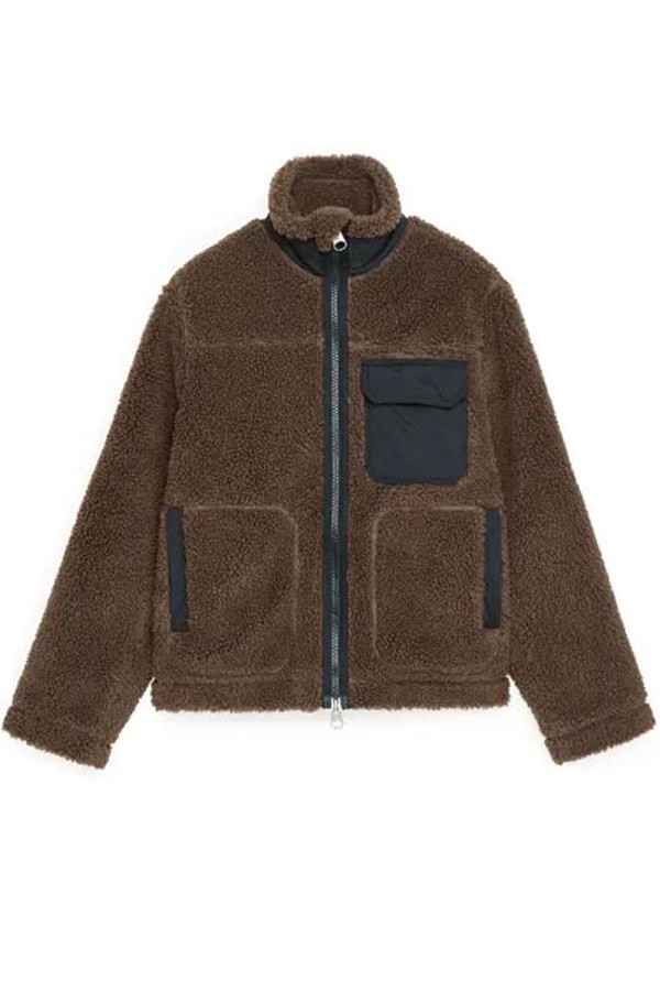 Wool Blend Pile Jacket from Arket