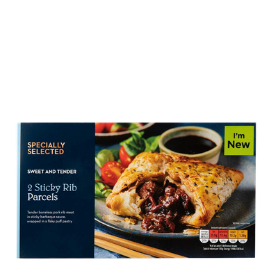 Sticky BBQ Rib Pastry Parcels from Specially Selected