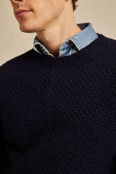 Balmoral Navy Jumper from Beaufort & Blake