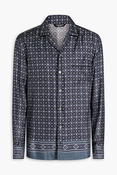 Printed Silk-Twill Shirt from Dolce & Gabbana