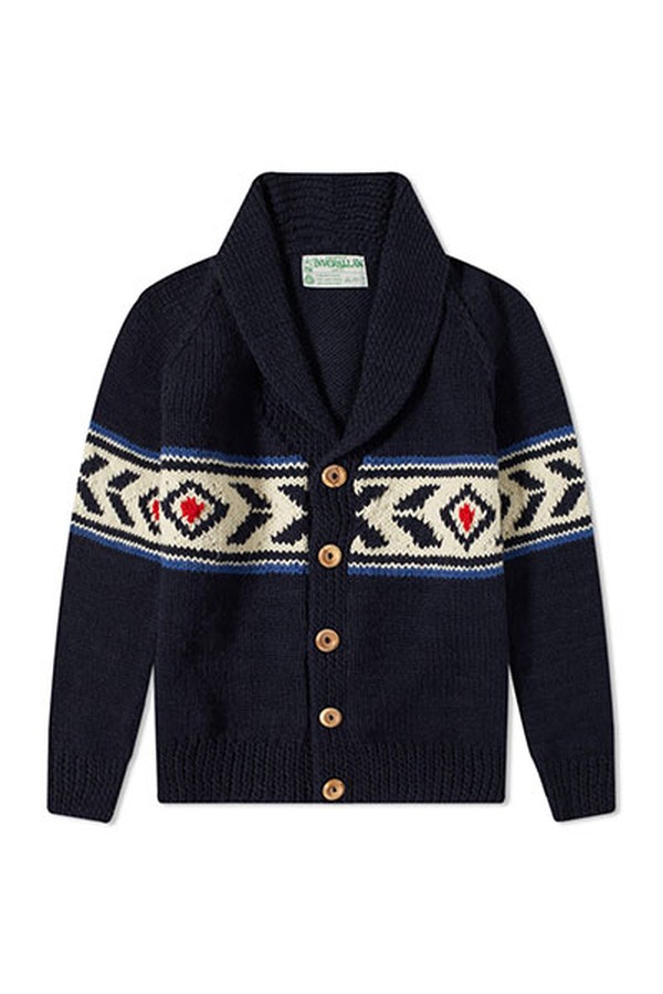 203 Kilin Shawl Collar Cardigan from Inverallan