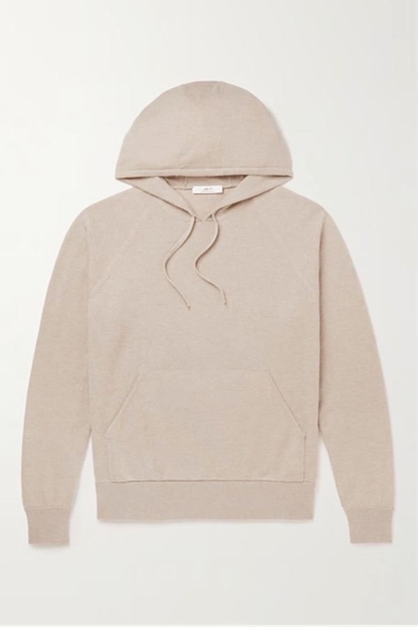 Wool And Cashmere-Blend Hoodie
