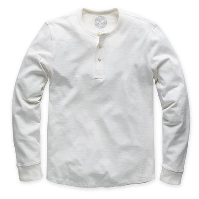 Second Spin Henley In Chalk