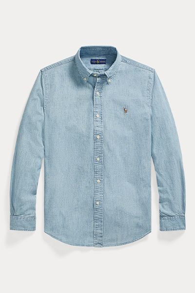 Custom Fit Chambray Shirt