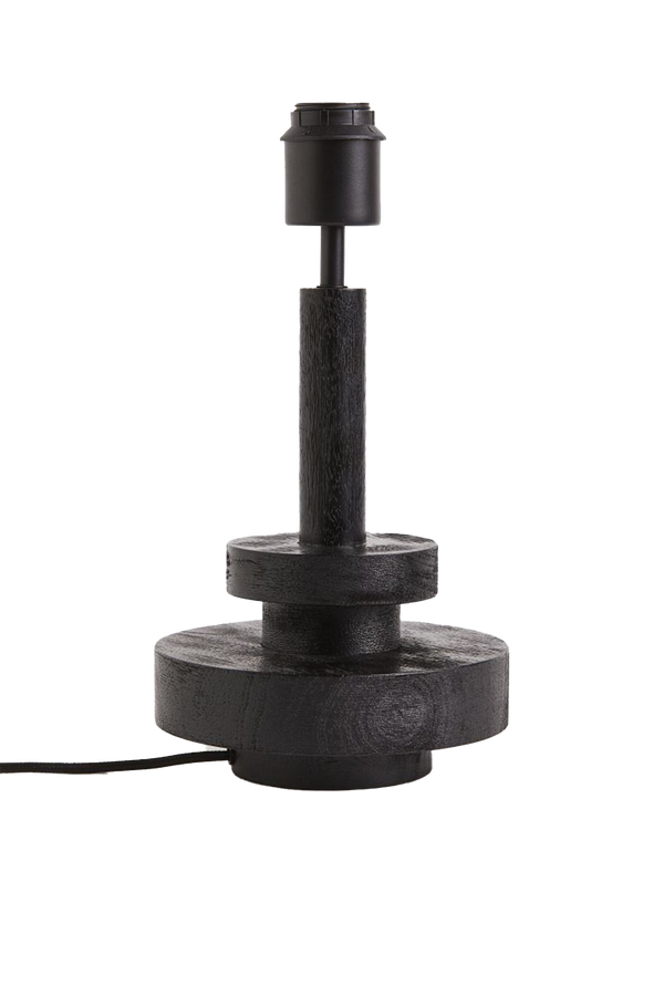 Turned Wood Lamp Base  from H&M