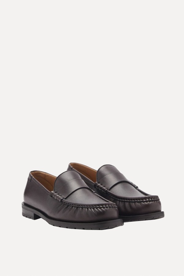 Leather Loafers from Mango