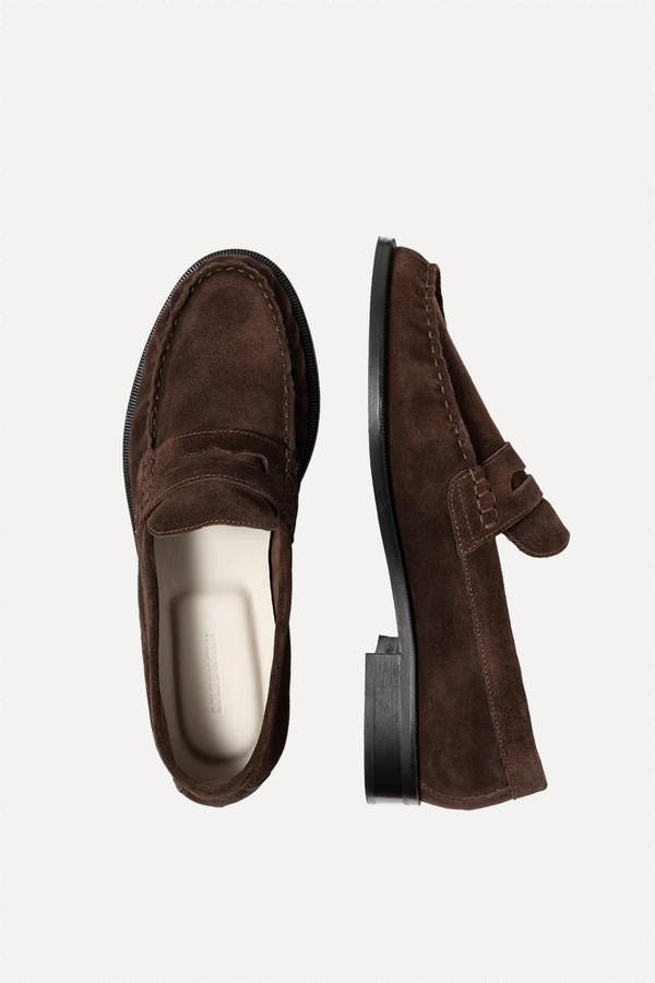 Suede Penny Loafers from Duke + Dexter