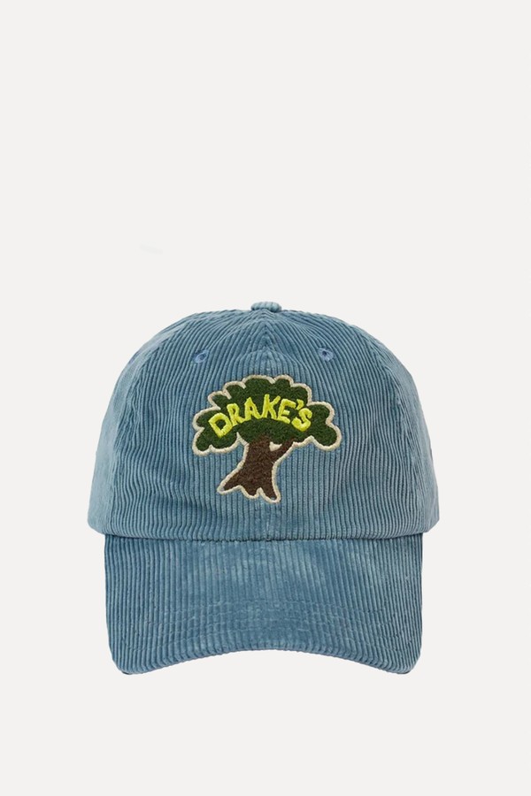 Tree Emblem Cotton Corduroy Baseball Cap
