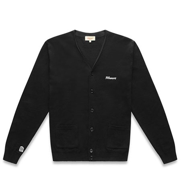 Knitted Cardigan - Jet Black