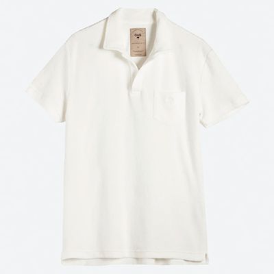 Solid White Terry Shirt