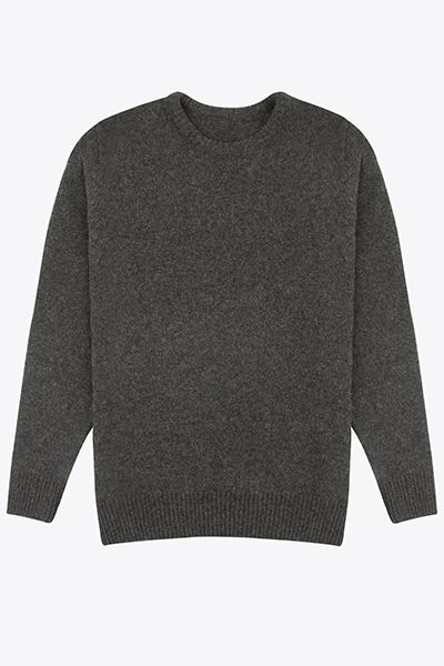 Cotswold Knitted Jumper Charcoal