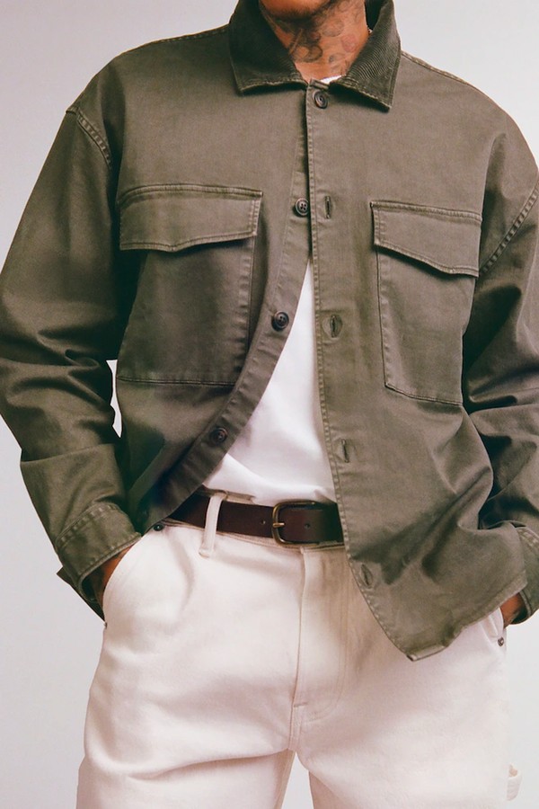 Twill Shirt Jacket from Abercrombie & Fitch