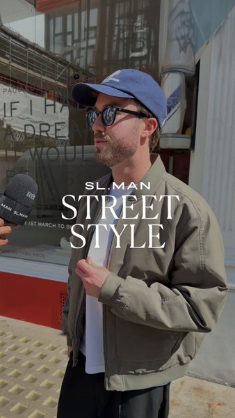 A casual off-duty look