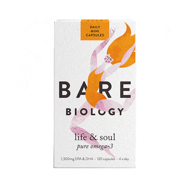 Life & Soul Omega-3 Fish Oil Daily Capsules from Bare Biology