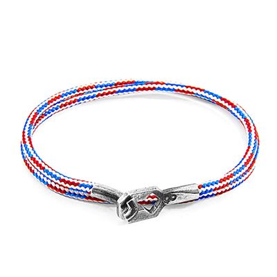 Red White and Blue Liverpool Bracelet from Anchor & Crew