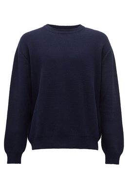 Crew Neck Cotton Pique Sweater from Raey