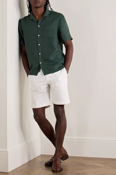 Convertible-Collar Linen Shirt from Alex Mill