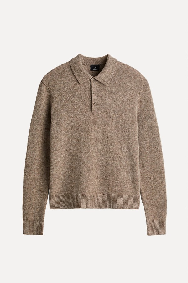 Regular Fit Wool Polo Shirt from H&M
