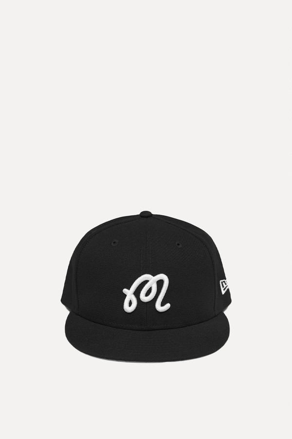 9Forty A-Frame M Script Cap from Malbon X New Era