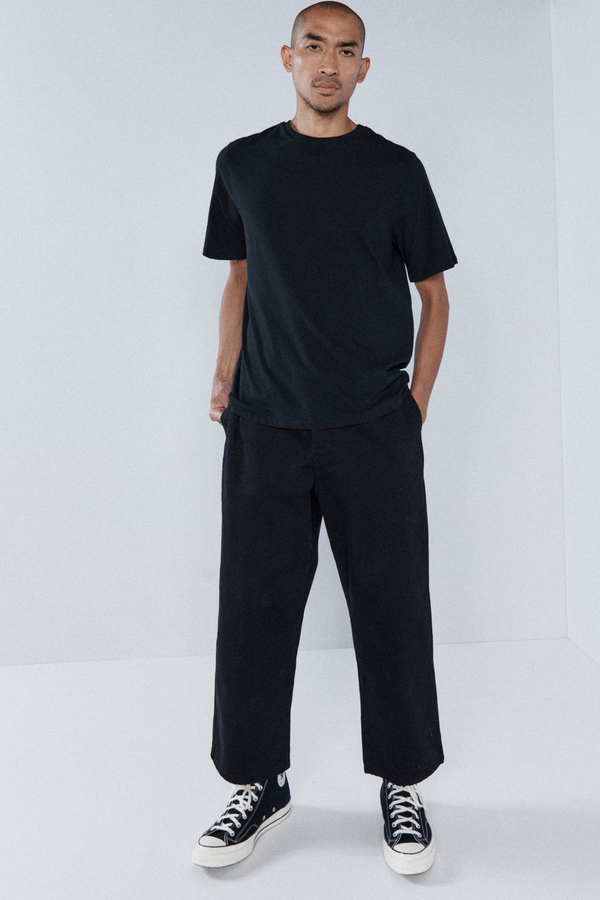 Cropped Organic-Cotton Twill Chinos from Raey