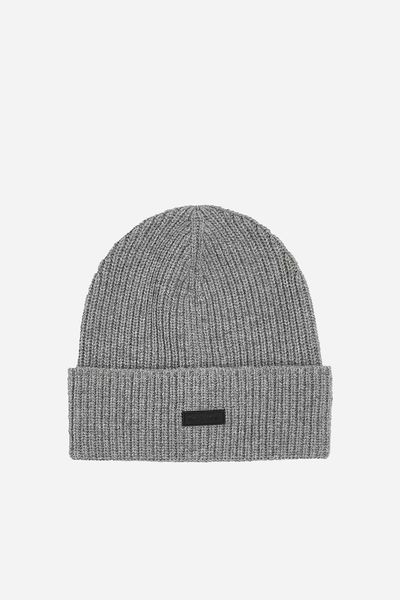 Wool Blend Beanie Hat