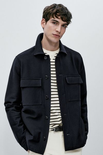 Cotton Twill Overshirt  from Massimo Dutti 