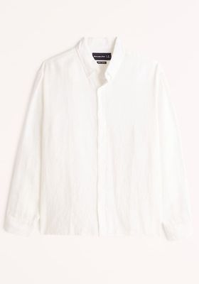  Linen Button-Up Shirt 