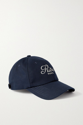 Embroidered Cotton-Canvas Baseball Cap from Fame X Ritz Paris
