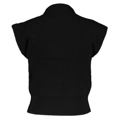 Black Sleeveless Jumper