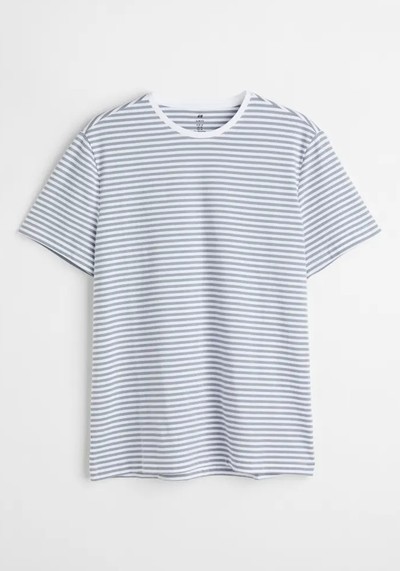 Slim Fit Round-Necked T-Shirt 