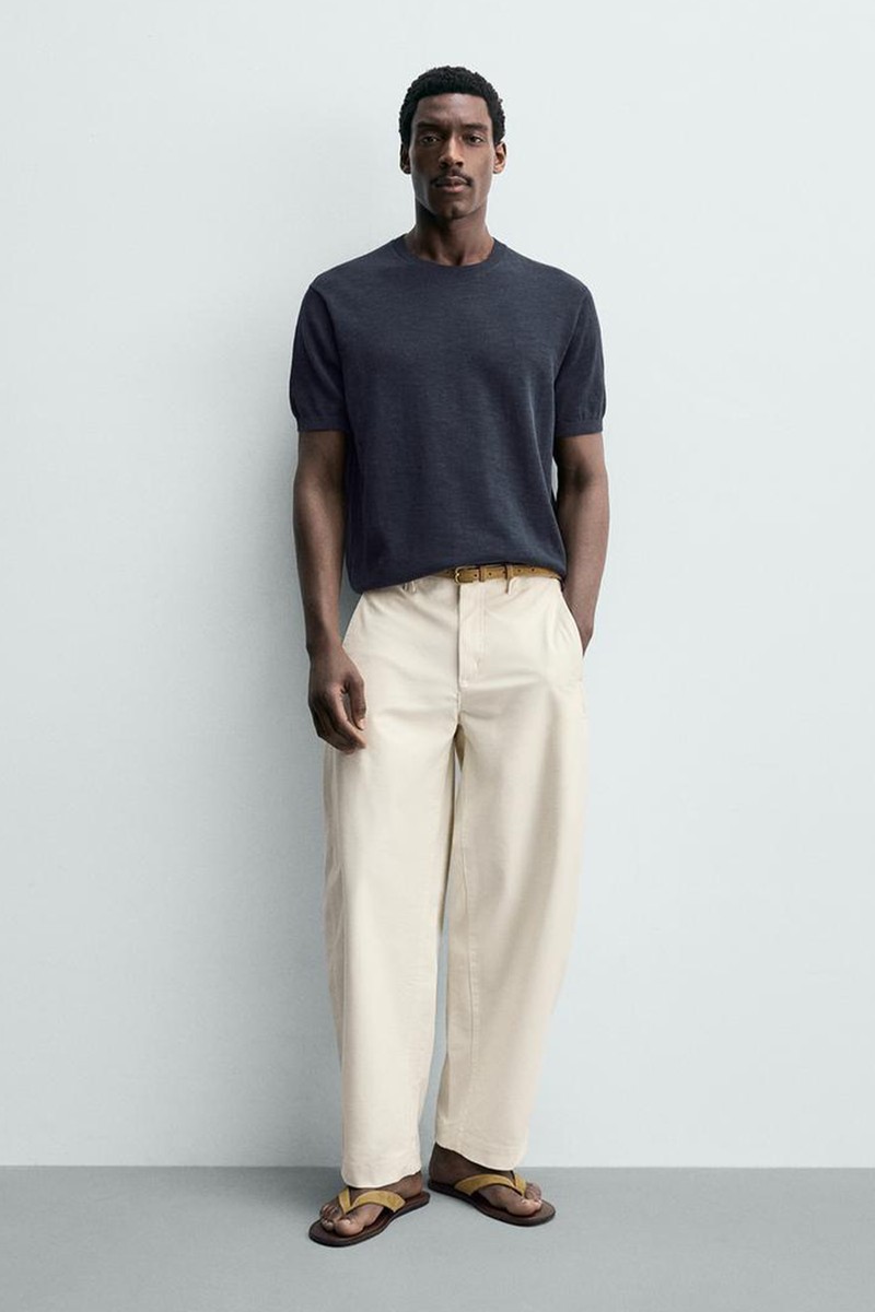 Regular Fit Knit T-Shirt