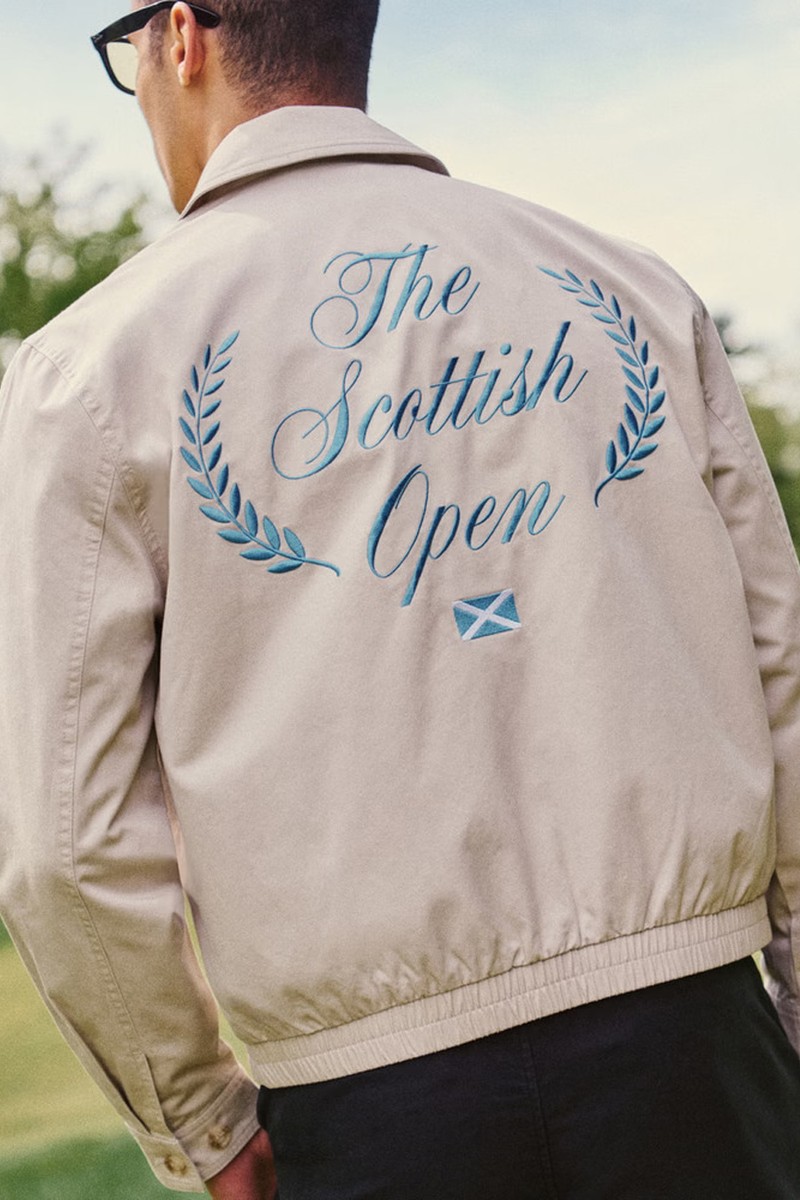 PGA Scottish Open Cropped Zip Jacket from Abercrombie & Fitch