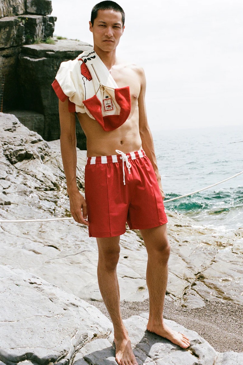 'Le Sirenuse' Finestra Swim Trunks from Tombolo