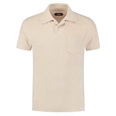 Shell Terry Towelling Polo Shirt