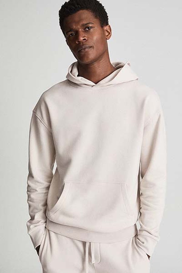 Oversized Garment Dye Hoodie from Reiss