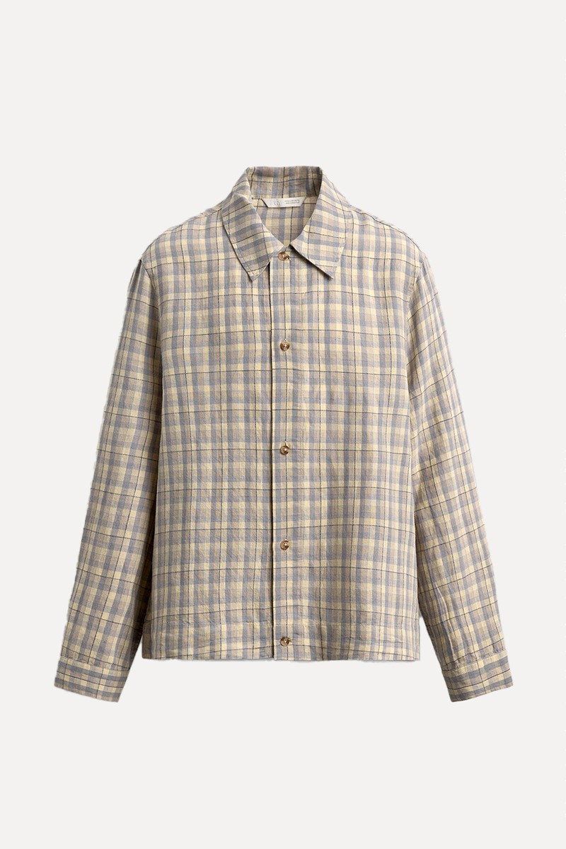 Textured Check Shirt