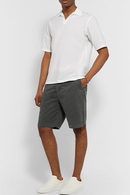 Garment-Dyed Cotton-Twill Bermuda Shorts from Mr P.