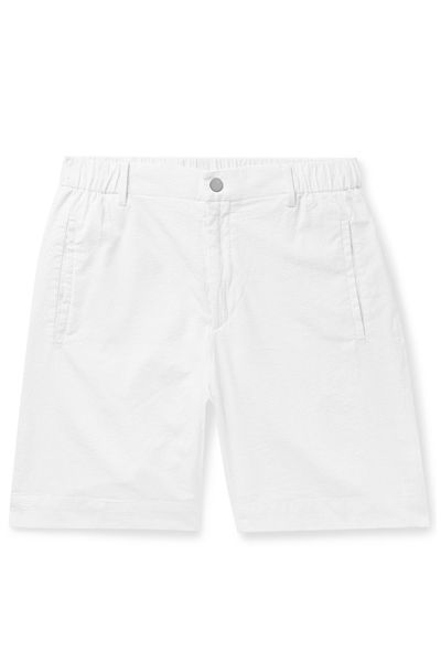 Gingham Seersucker Shorts from Incotex