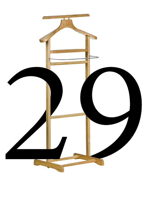Rubberwood Clothes Valet  from Interiors By Premier 