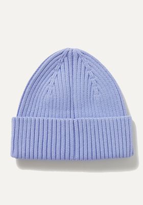 June Ribbed Cotton-Blend Beanie 
