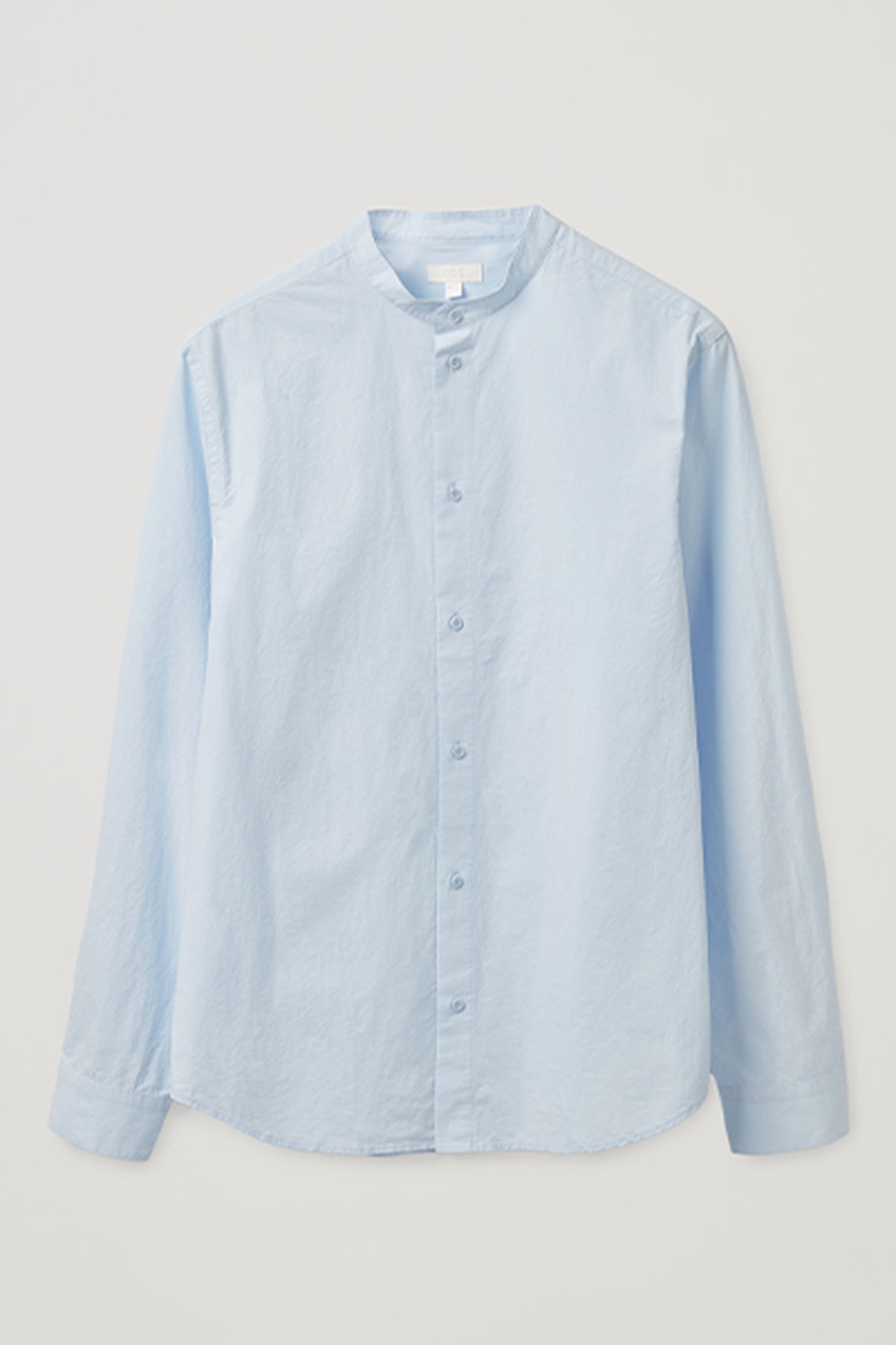 Regular Fit Collarless Shirt from COS