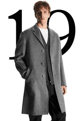 Relaxed-Fit Double-Faced Wool Coat from COS