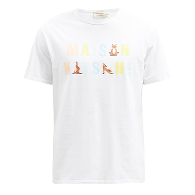 Rainbow Yoga Fox T-Shirt