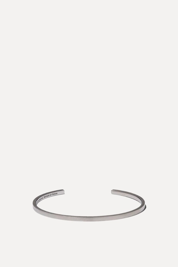 Gunmetal 'Le 7g' Ribbon Bracelet from Le Gramme