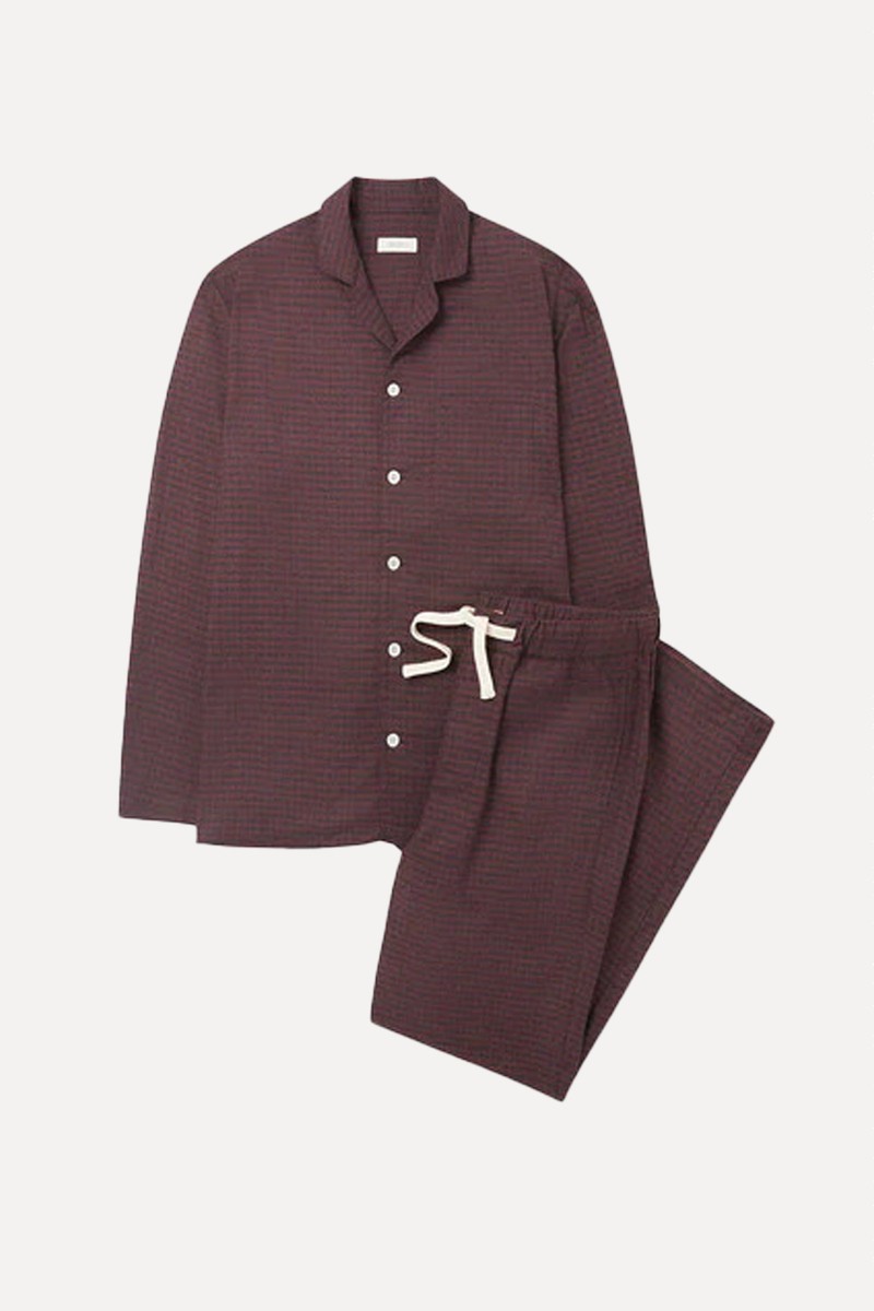 Check Cotton Cashmere Pyjamas from Sirplus